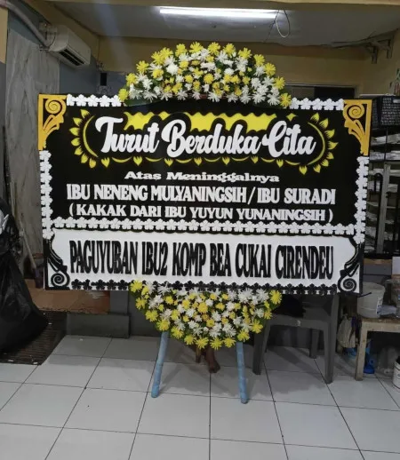 Papan Bunga Duka Galaxy Bekasi