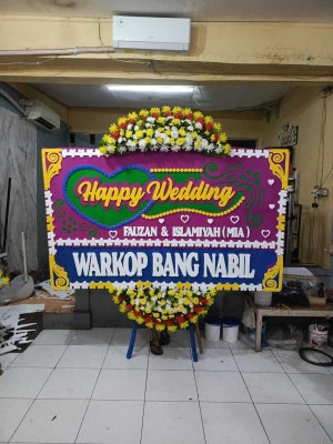 Papan Bunga di Galaxy Bekasi