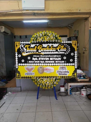 Papan Bunga di Galaxy Bekasi