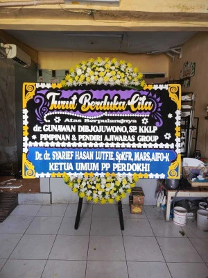 Papan Bunga di Galaxy Bekasi
